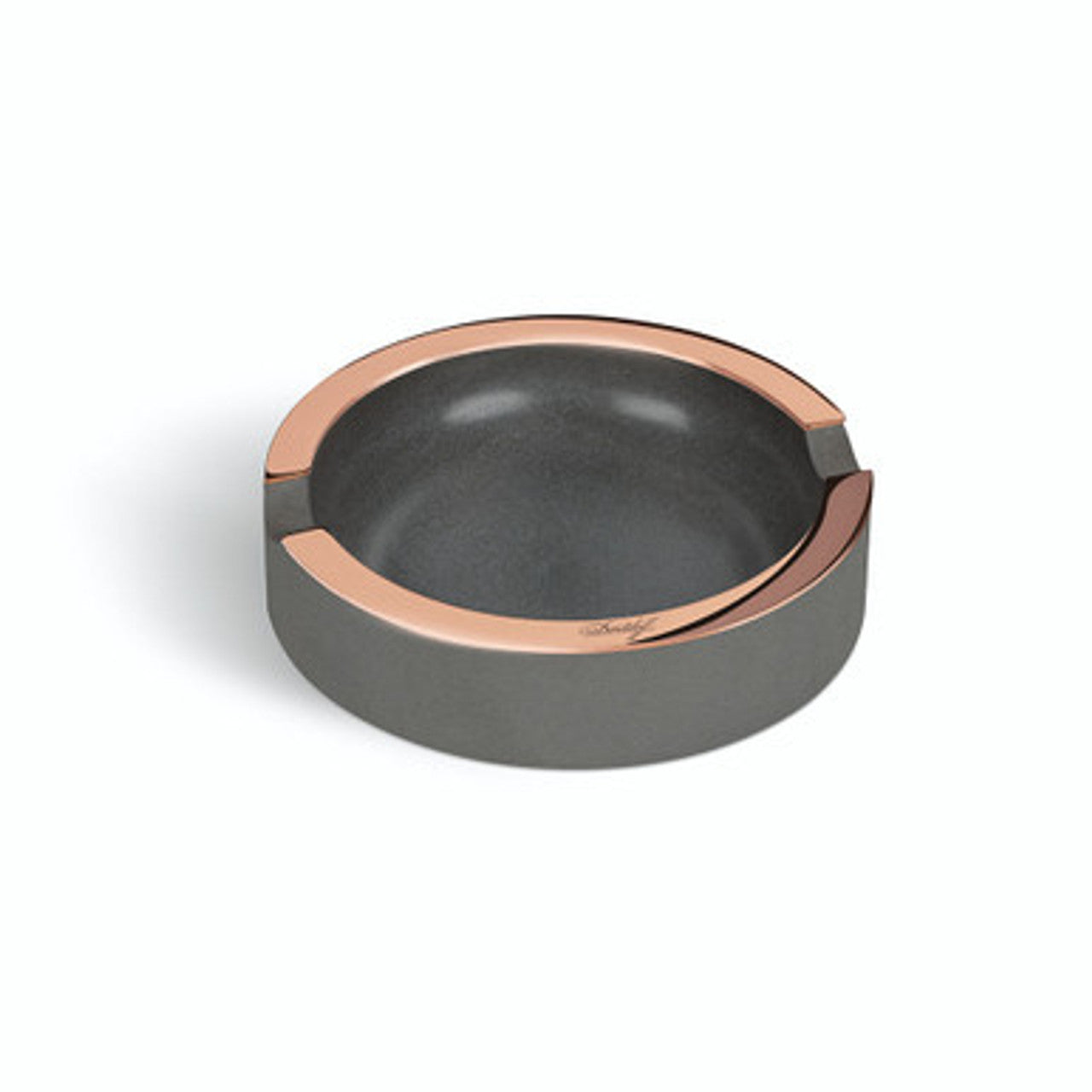 Davidoff Concrete Ashtray Small- Grey/Gold